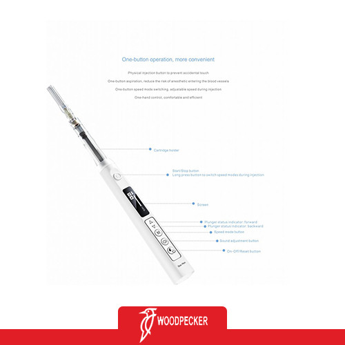 دستگاه تزریق داروی بی حسی ( بدون درد ) دارای 2 سرعت قابل تنظیم , شارژ بیسیم Star Pen