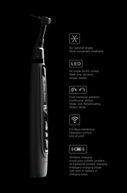 موتور اندو بیسیم Endo Smart سه مدل مستقیم معکوس و Recirocating شارژ بیسیم 9 حافظه ,سبک