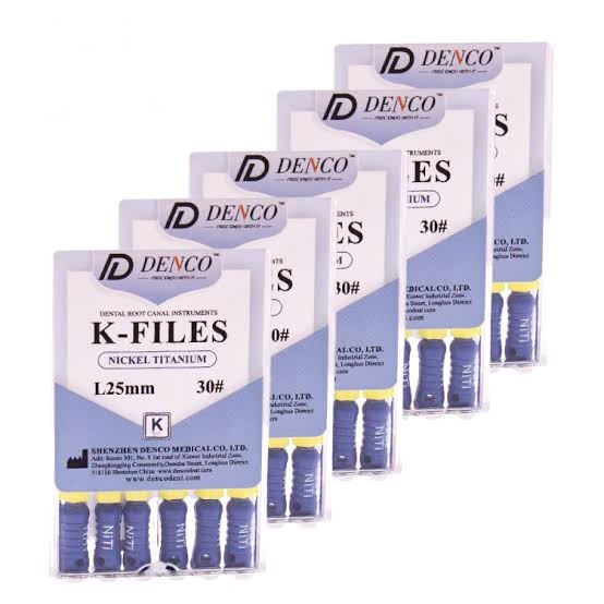 فایل دستی ( K-File ) استیل 25 میلیمتری دنکو