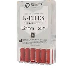 فایل دستی ( K-File) استیل 21 میلیمتری دنکو