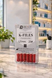 فایل دستی ( K-File) استیل 21 میلیمتری دنکو